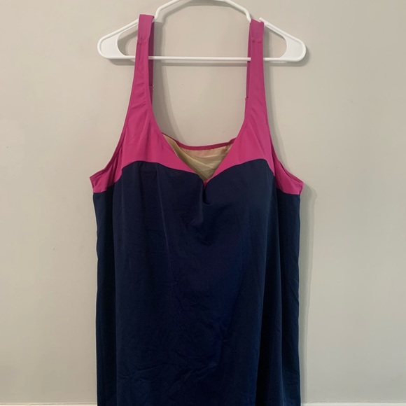 Swimsuits For All Swim Nwt Swimsuit For All 2 Piece Navy Blue And Pink Size28 Poshmark